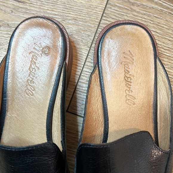 Madewell The Frances Mule in Black Leather Size 6 - Picture 6 of 7